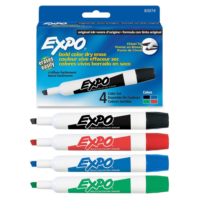Expo Dry Erase Markers- Assorted- 4 Pack - Start Right Supplies